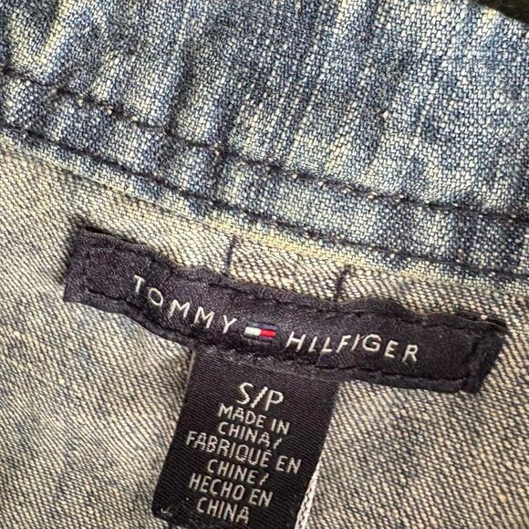 Tommy Hilfiger Zip Front Denim Jacket Size Small‎ - Picture 7 of 8